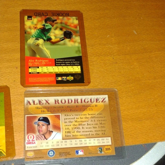 Alex Rodriguez BB Rookie card Lot - Picture 2 of 3